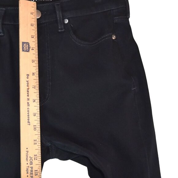 Black High-Rise Super Skinny Legging Jeans Size 29 5-Pocket Fit Minimal Stretch - Picture 7 of 10